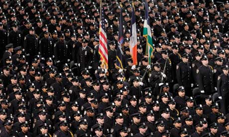 New York Police Department colour guard