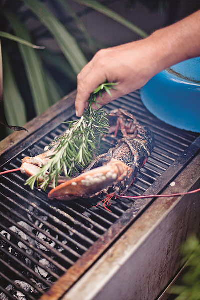 Grilled lobster: Grilled lobster 2