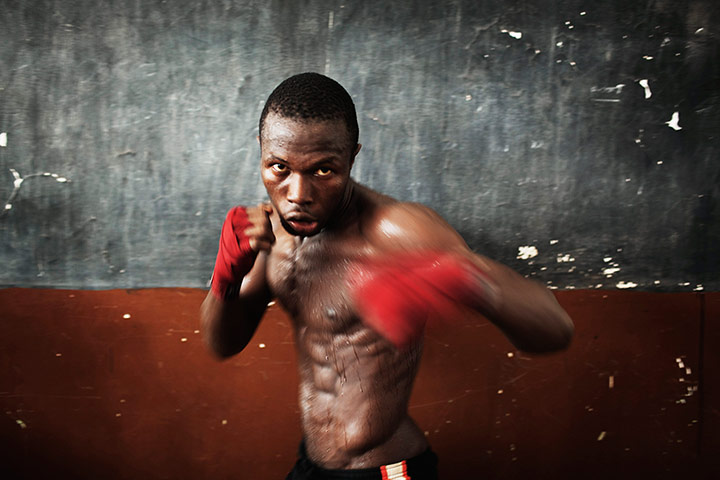 best of the week: Olympic boxing hopeful Abdul Rashid Bangura training