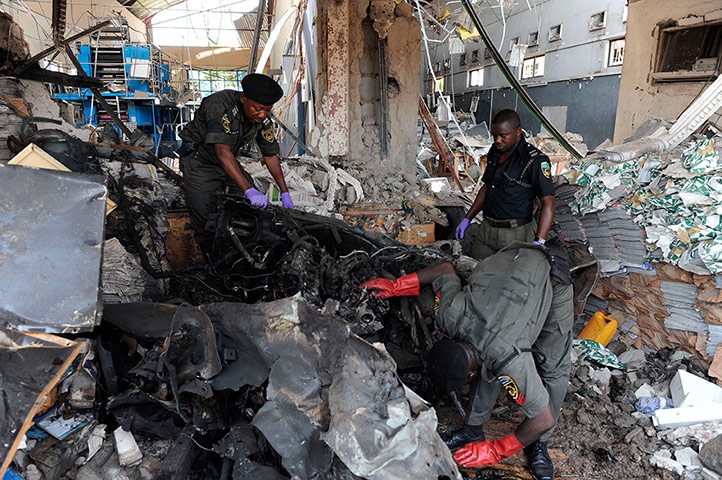 Picture Desk Live: Suicide bomb in Abuja