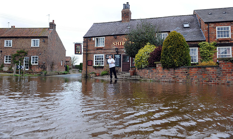 Picture desk live: Floodwater from the River Ouse, York