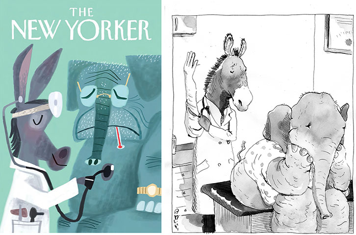 New Yorker: Democratic Donkey - New Yorker