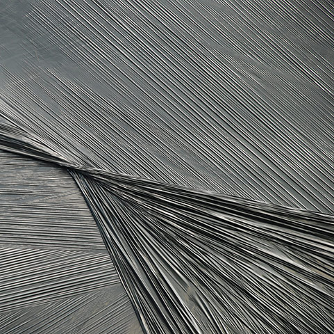 Your Pictures: Twist: Abstract pattern of plastic wrapper around hay bales
