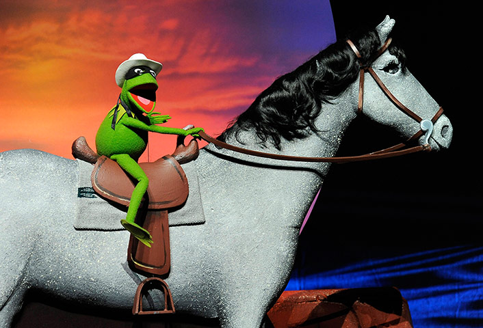 Week in film: Kermit The Frog appears onstage dressed as The Lone Ranger