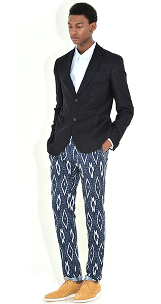 Line-up: Men's print: Unlined blazer