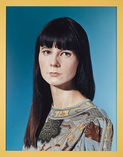 Frieze New York: Self Portrait of Me Now in Mask, 2011 by Gillian Wearing