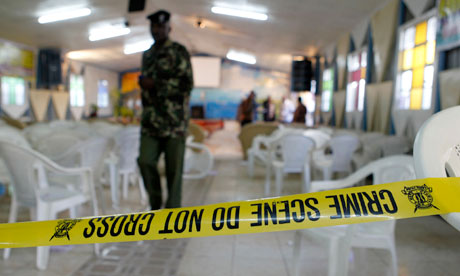 Kenyan church hit by grenade