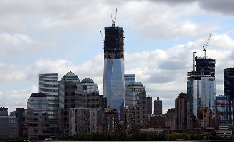 World Trade Centre: 27 April 2012: The lower Manhattan skyline