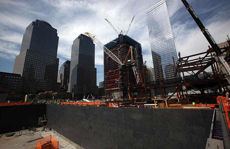 World Trade Centre: 7 September 2010: Construction continues
