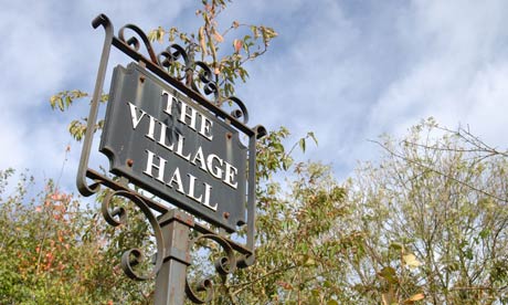 Village Hall sign