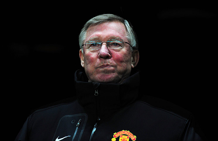 City versus United: Manchester United manager Alex Ferguson looks on against Newcastle United