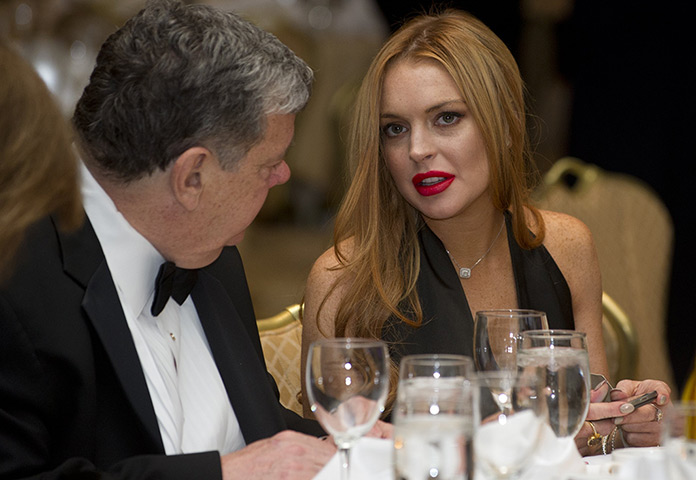 White House dinner: Lindsay Lohan attends the White House Correspondents Association Dinner