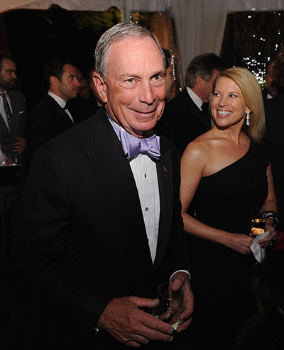 White House dinner: New York City Mayor Michael R Bloomberg, Bloomberg & Vanity Fair reception 