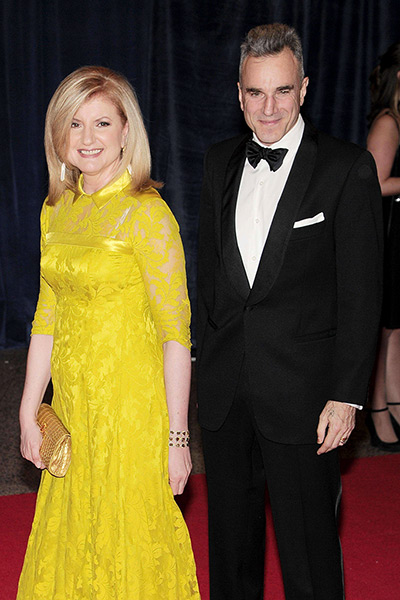 White House dinner: Arianna Huffington and Daniel Day Lewis 