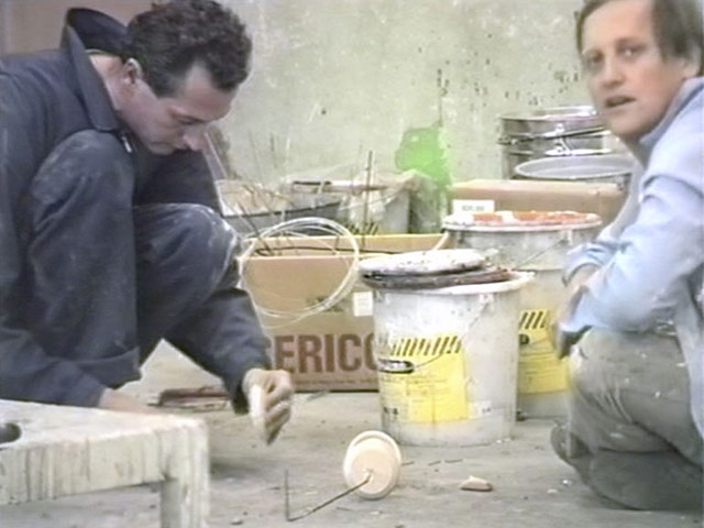 Fischli and Weiss: Peter Fischli and David Weiss in a still from Making Things Go