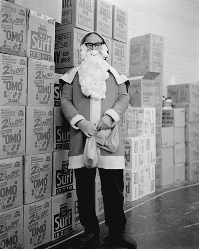 John Myers: Santa Claus at Tescos 1972