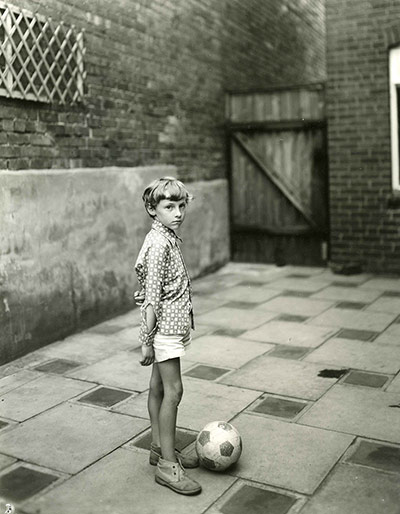 John Myers best shot: Young Boy with ball, 1974