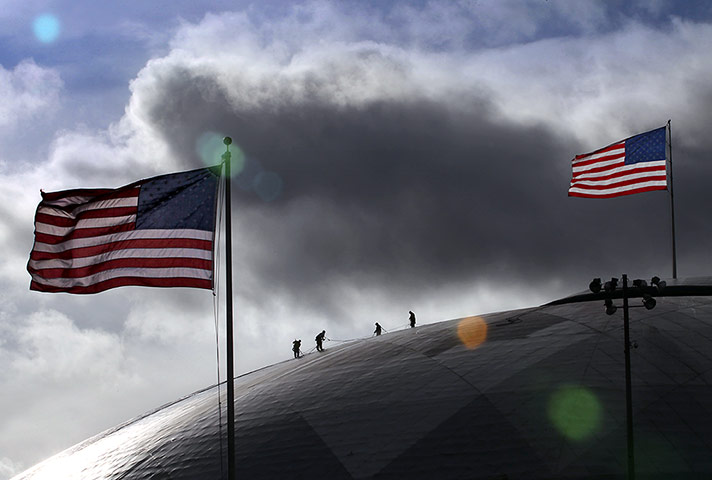 24 Hours: Washington, US: The roof of the Tacoma Dome