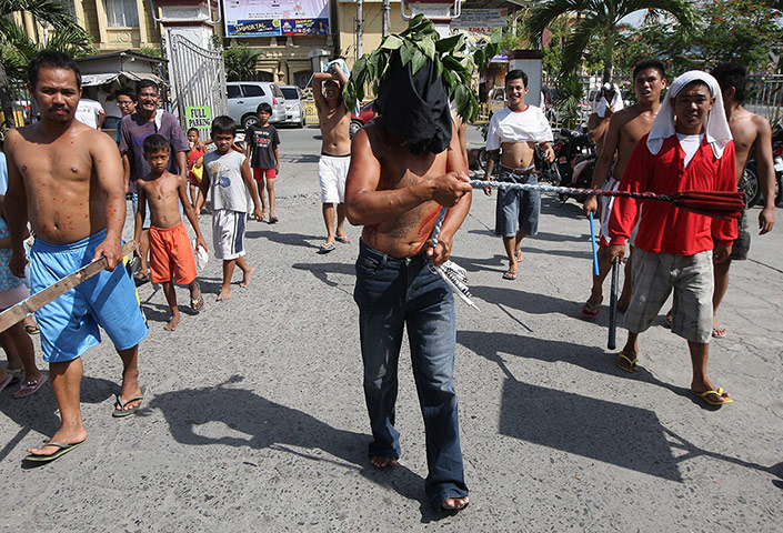 Holy Week: Holy Week penitents in the Philippines