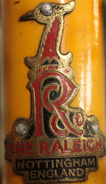 The history of Raleigh: The badge from a Raleigh Rapide