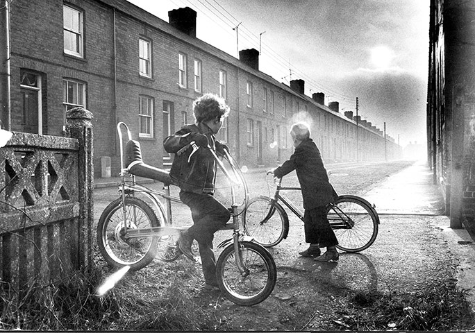 Boys on bikes