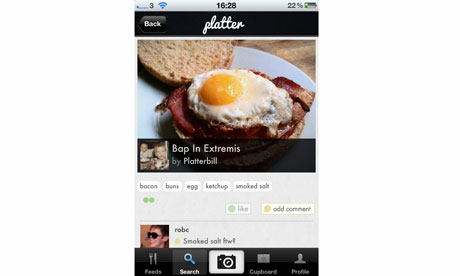 Platter food photography sharing app