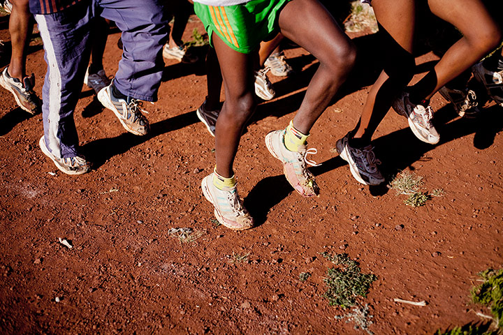 Ethiopia Runners: Runners training