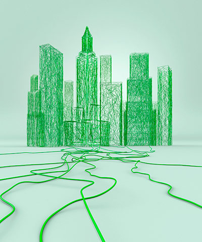 Getty gallery: skyline green wires