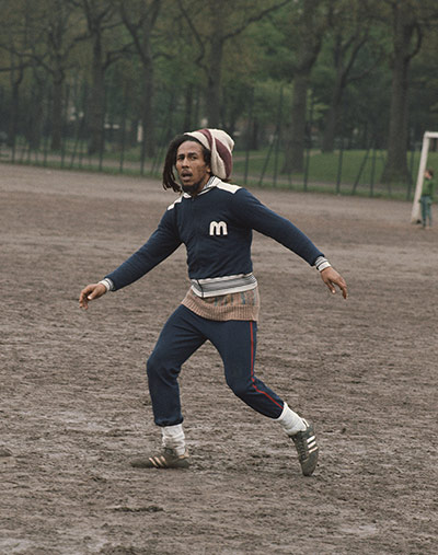 Bob Marley: Boob Marley in Battersea Park in 1975