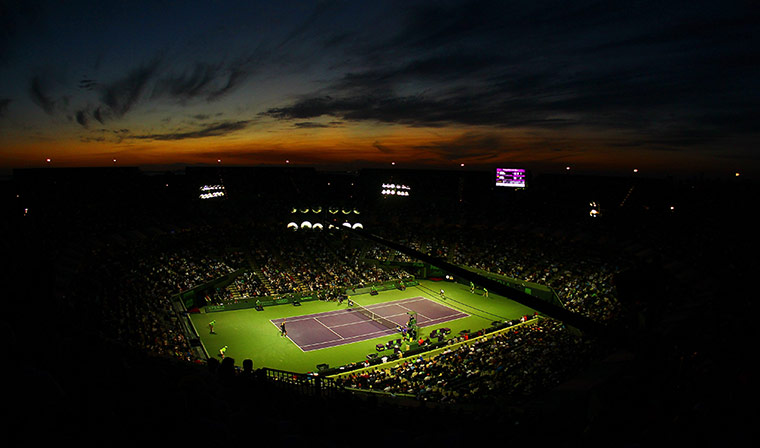 Best of the week: Novak Djokovic serves to David Ferrer