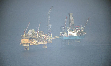 Total's Elgin platform in the North Sea