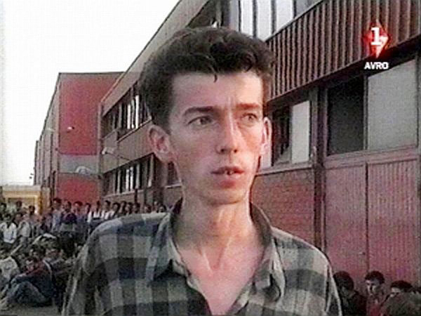 Bosnia: Satko Mujagic in a picture while a prisoner in Omarska, August 1992