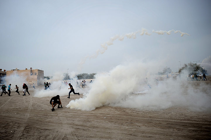 24 hours: Tear gas in Manama, Bahrain