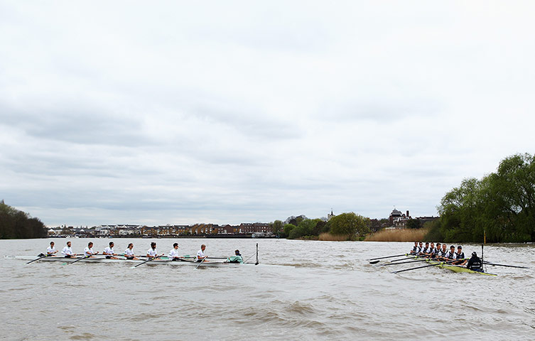 158th Boat Race: Oxford v Cambridge Boat Race 2012