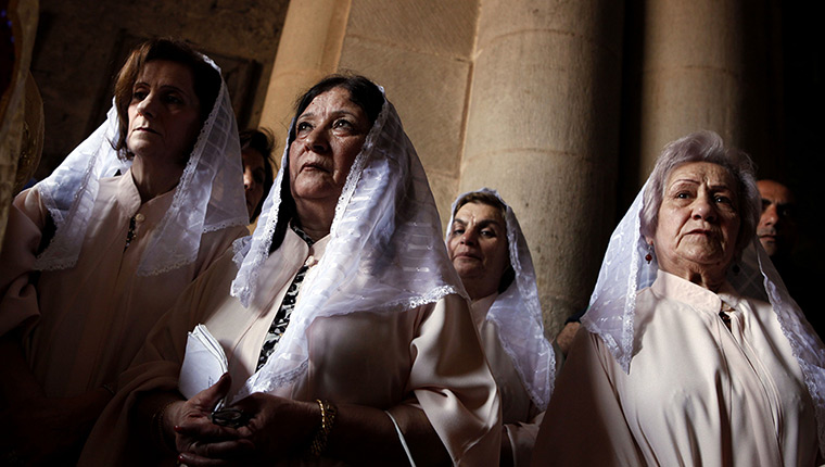 Easter Sunday: Syriac Orthodox Palm Sunday Easter procession