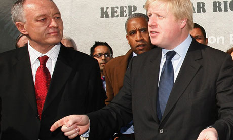 Ken and Boris anti-BNP campaign launch
