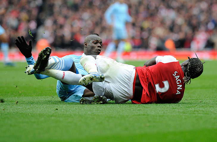 football: Arsenal v Man City