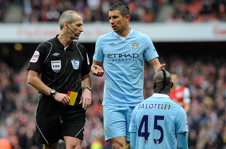 football: Arsenal v Man City