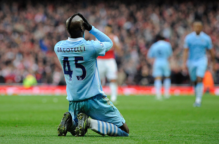football: Arsenal v Man City