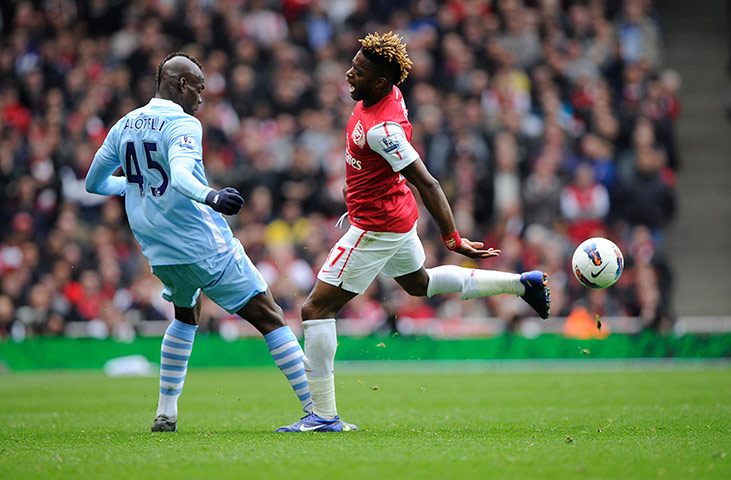 football: Arsenal v Man City