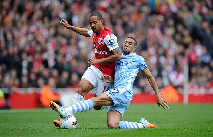 football: Arsenal v Man City