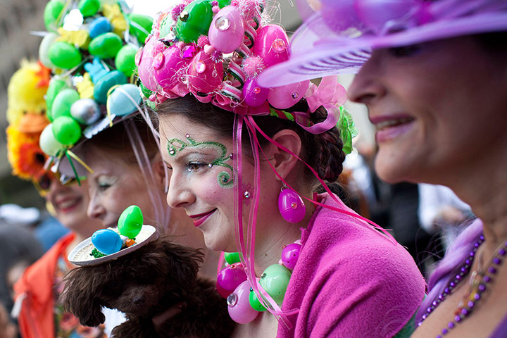Easter bonnet parade: Easter bonnet parade