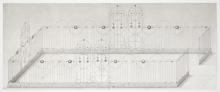 Turner prize shortlist: Hell (2009), one of Paul Noble's large scale pencil drawings