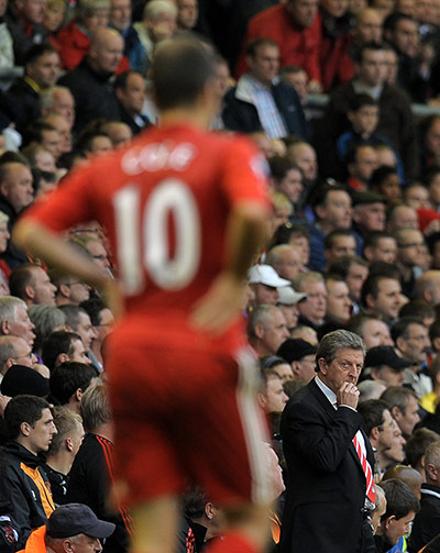 Roy Hodgson career: Liverpool manager Roy Hodgson looks at Joe Cole