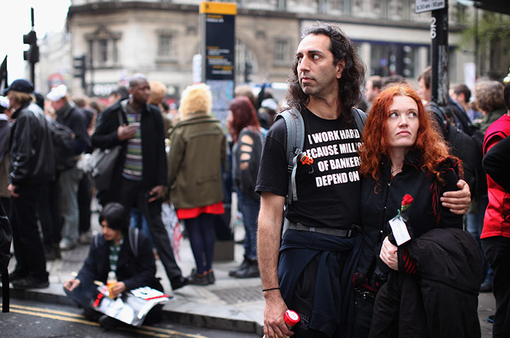 Picture Desk Live: Campaign Groups Take Part In A May Day March