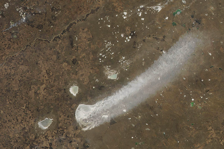 Satellite Eye on Earth: Ozero Siletiteniz lake