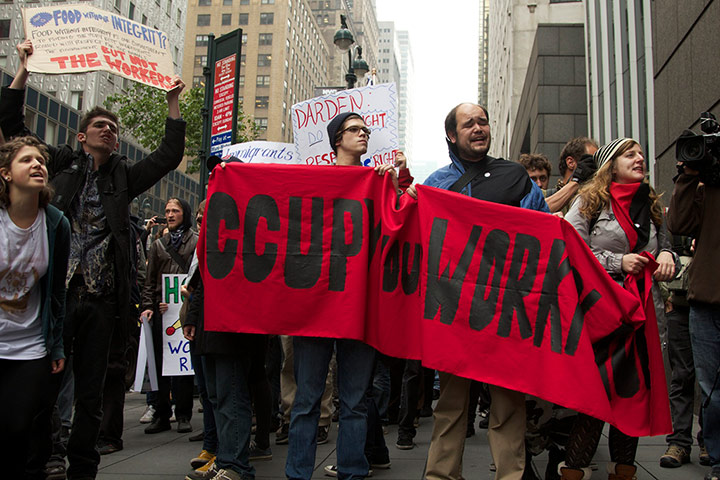 Occupy May Day: New York protesters