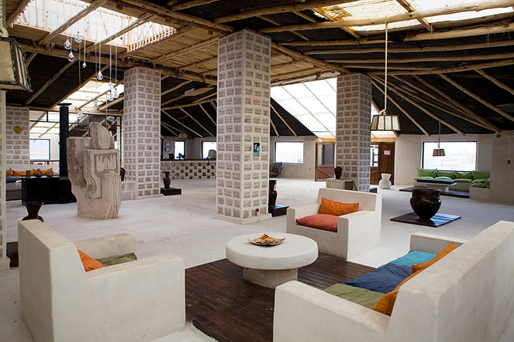 Bolivia travel: Inside the hotel in the Salt Flats, Bolivia