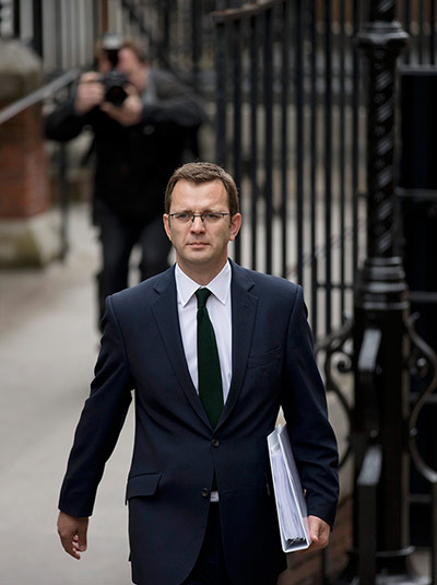 Picture Desk Live: Andy Coulson arrives at Leveson