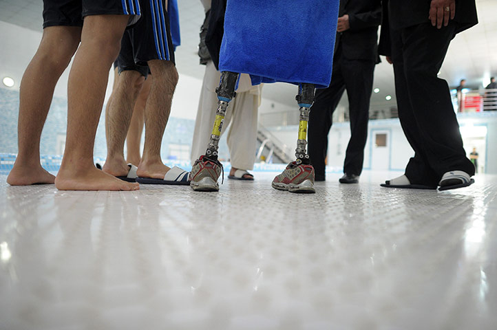 Picture Desk Live: Afghan amputee Malek Mohammad